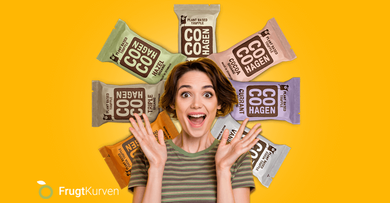 Cocohagen Mix, Cocohagen, Plantebaserede kakaotrøfler, vegansk slik, glutenfri slik, dadelkugler, dadelslik, currant, solbær, orange, appelsin