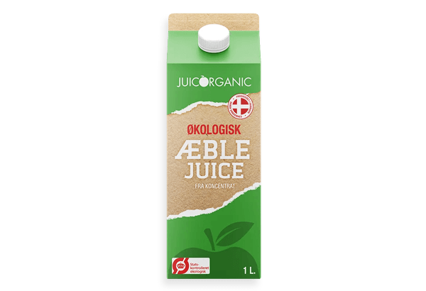 Økologisk, æblejuice, æble juice, æblemost, most, æble most, JuicOrganic, landtidsholdbar juice, æble saft